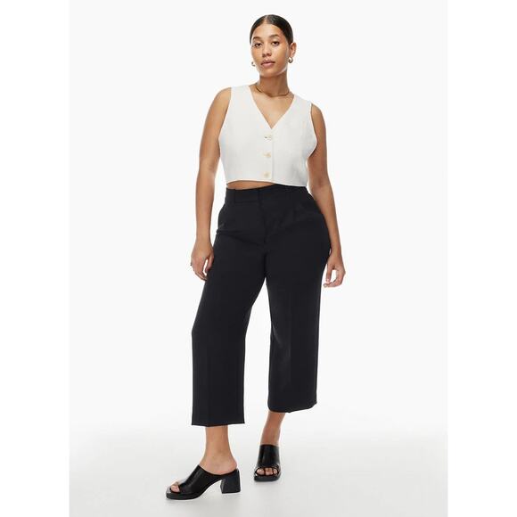 Wilfred Effortless High Rise Cropped Pant Black - 0 - Picture 5 of 6